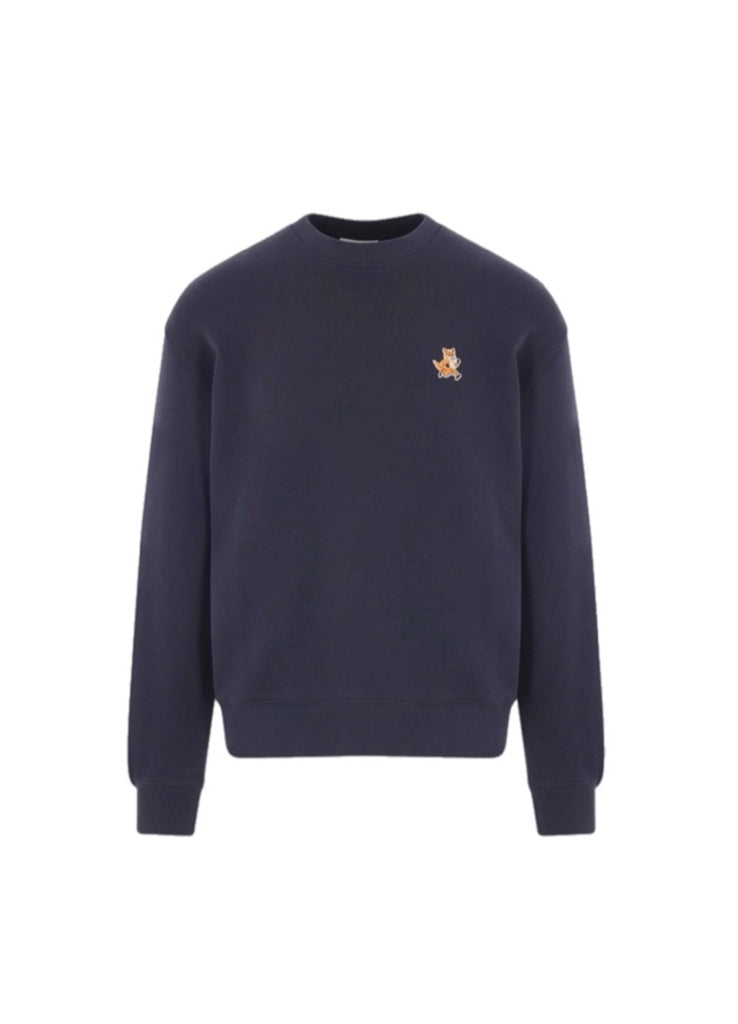 Maison Kitsuné Speedy Fox Patch Comfort Sweatshirt – men's designer sweatshirts