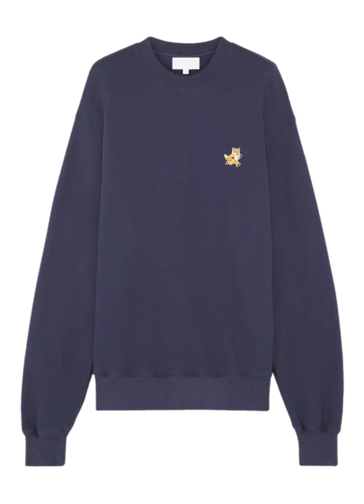 Maison Kitsuné Speedy Fox Patch Comfort Sweatshirt – women's designer sweatshirts (view 3)