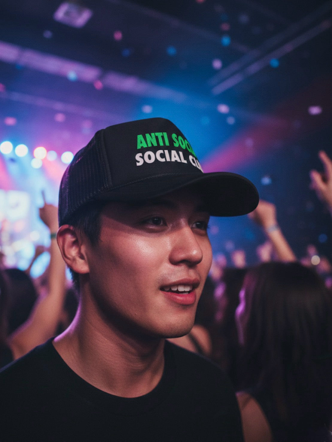 Anti Social Social Club Spell Out Trucker Cap – men's headwear (view 5)