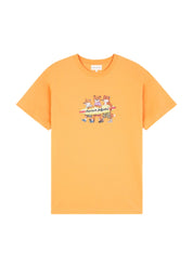 Maison Kitsuné Surfing Foxes Relaxed Tee-Shirt – women's designer apparel (view 2)