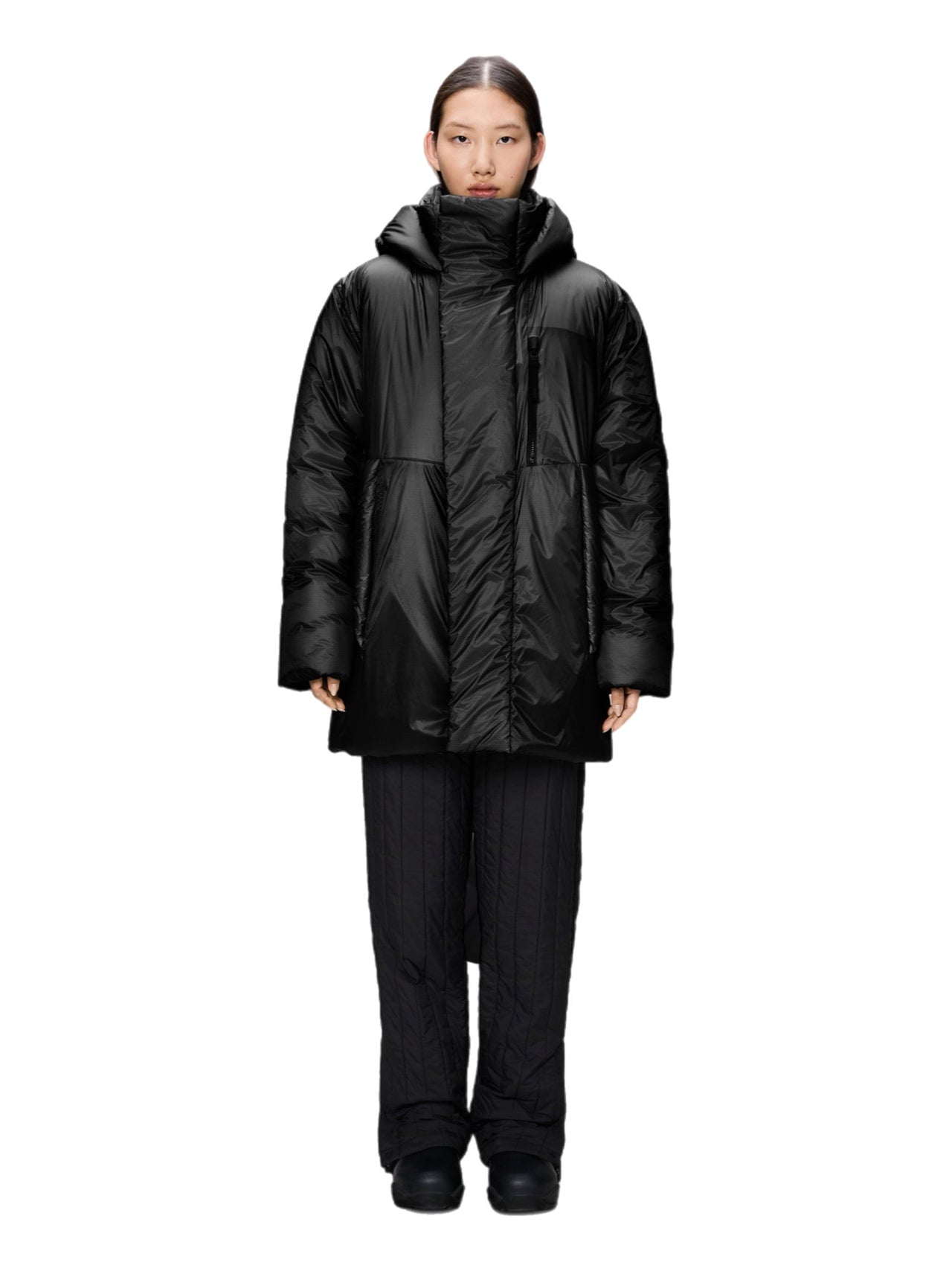 Rains Torna Insulated Long Jacket – men's designer outerwear (view 4)