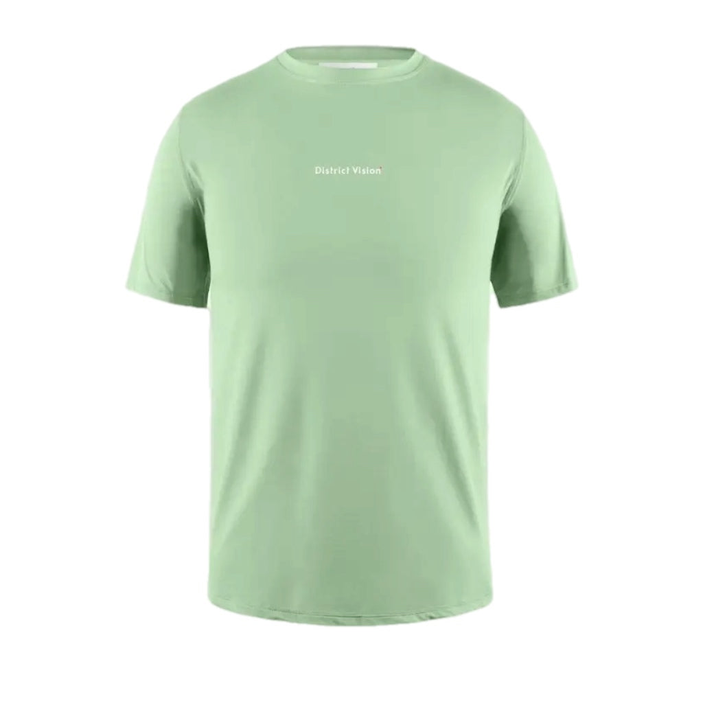 District Vision Ultralight Aloe Short Sleeve Tee – men's designer trousers