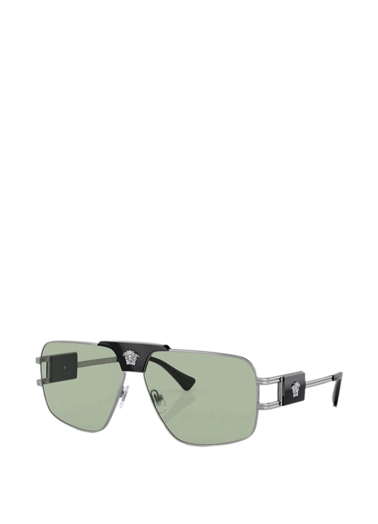 Versace Squared Pilot Sunglasses – men's eyewear