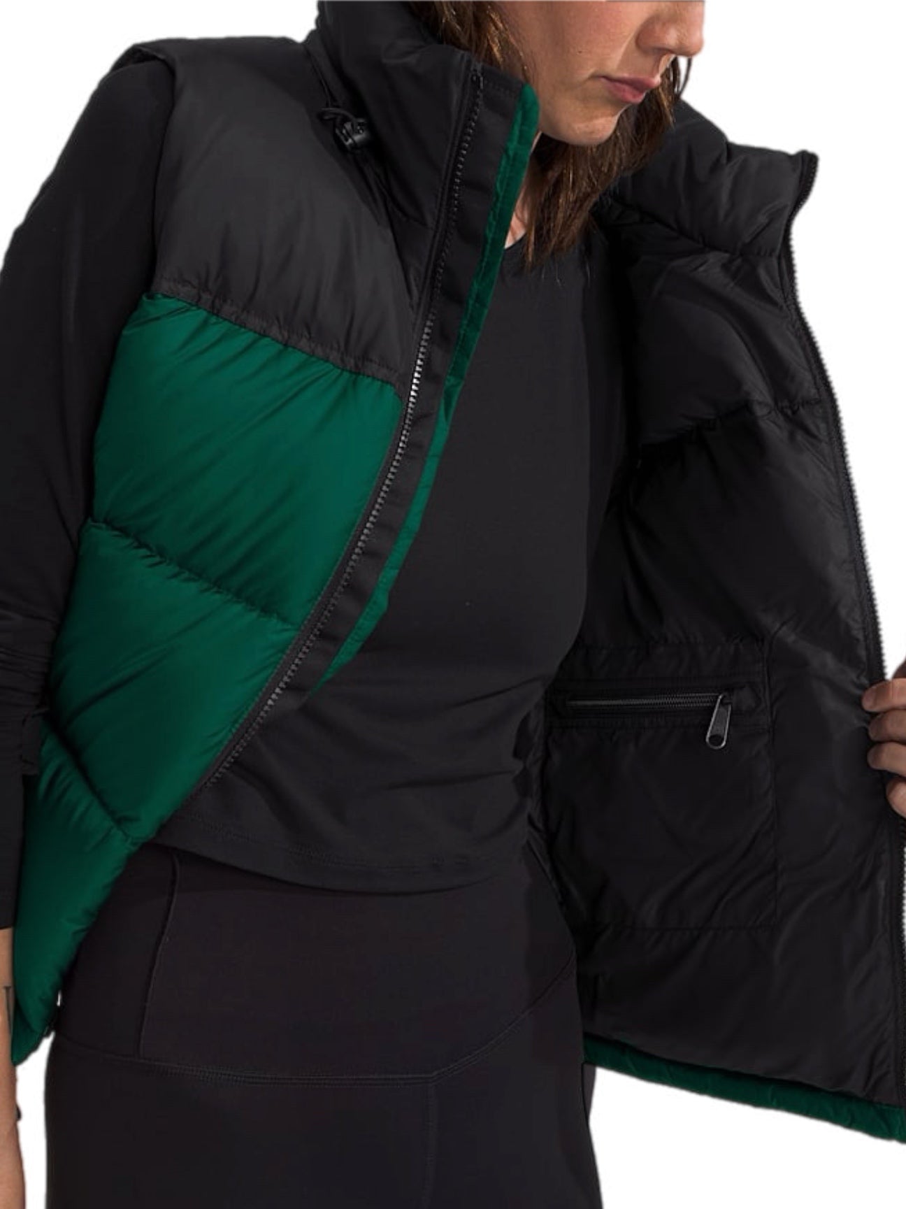 The North Face Women's 1996 Retro Nuptse Vest – women's designer outerwear (view 9)
