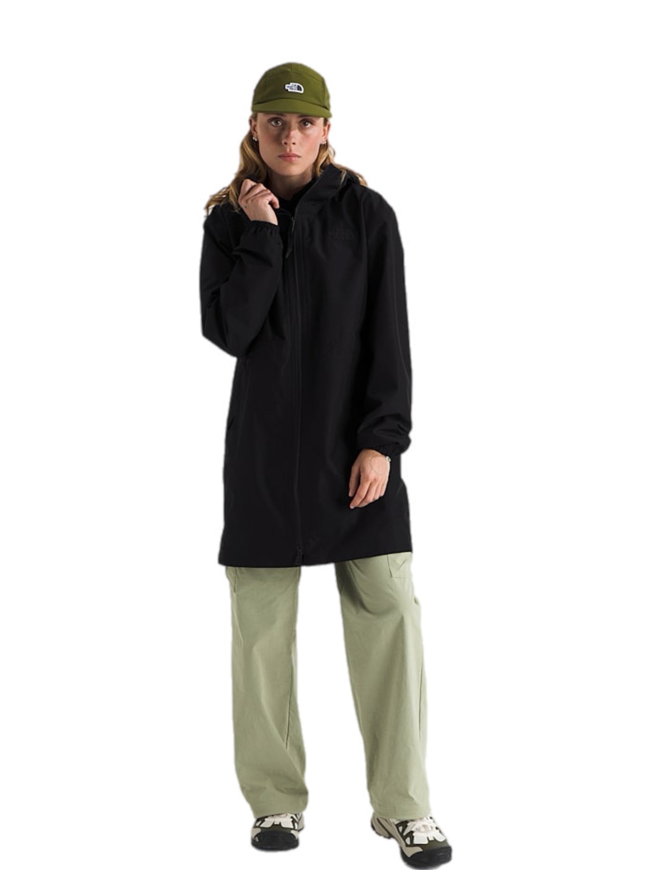The North Face Women's Daybreak Mid Rain Parka – women's designer outerwear (view 4)