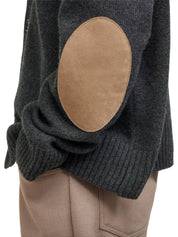 Ami Paris Wool Cashmere Cardigan – men's designer knitwear (view 3)