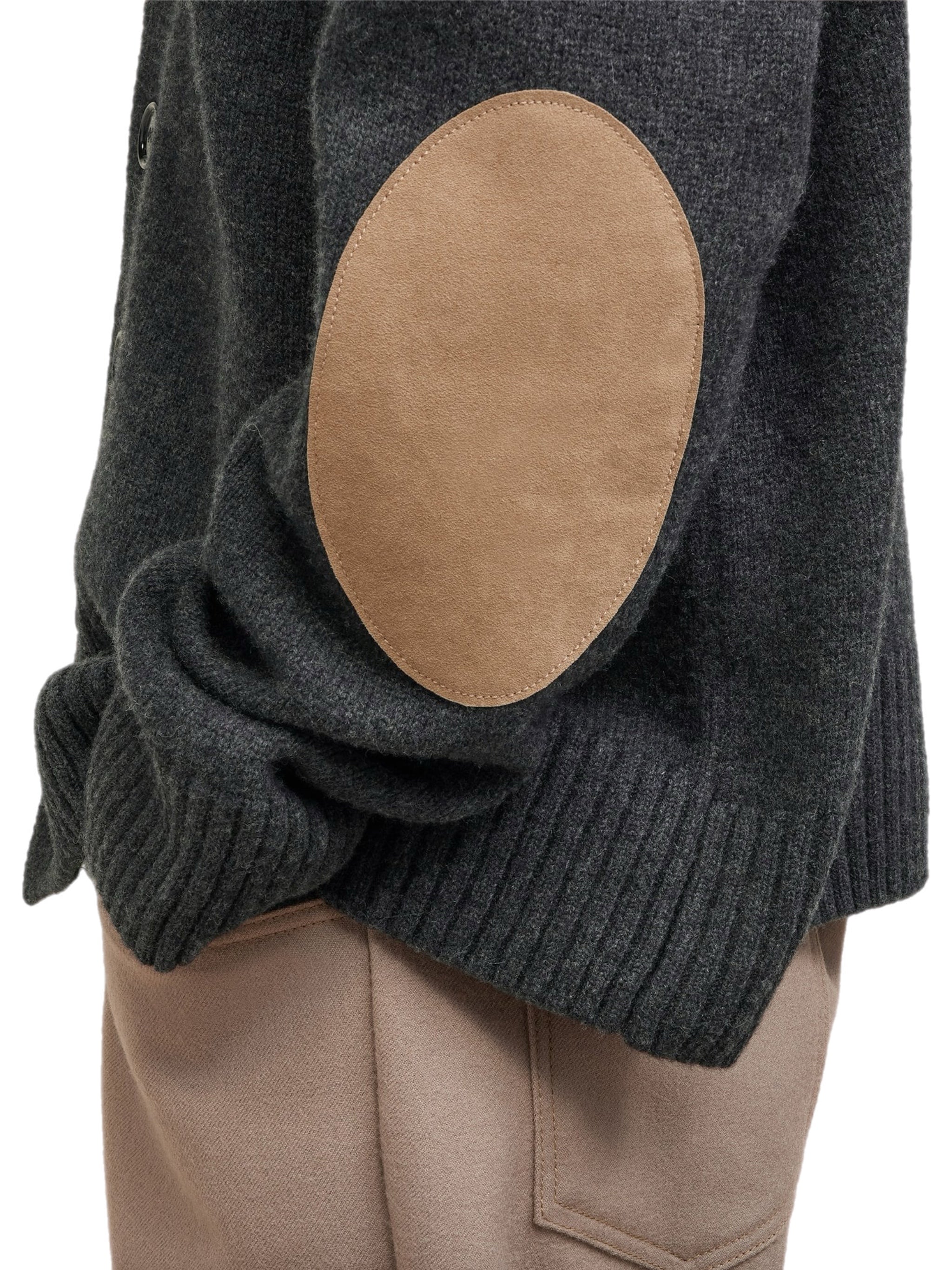 Ami Paris Wool Cashmere Cardigan – men's designer knitwear (view 3)