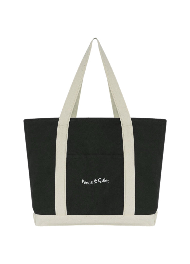 Museum of Peace & Quiet Wordmark Boat Tote – men's bags