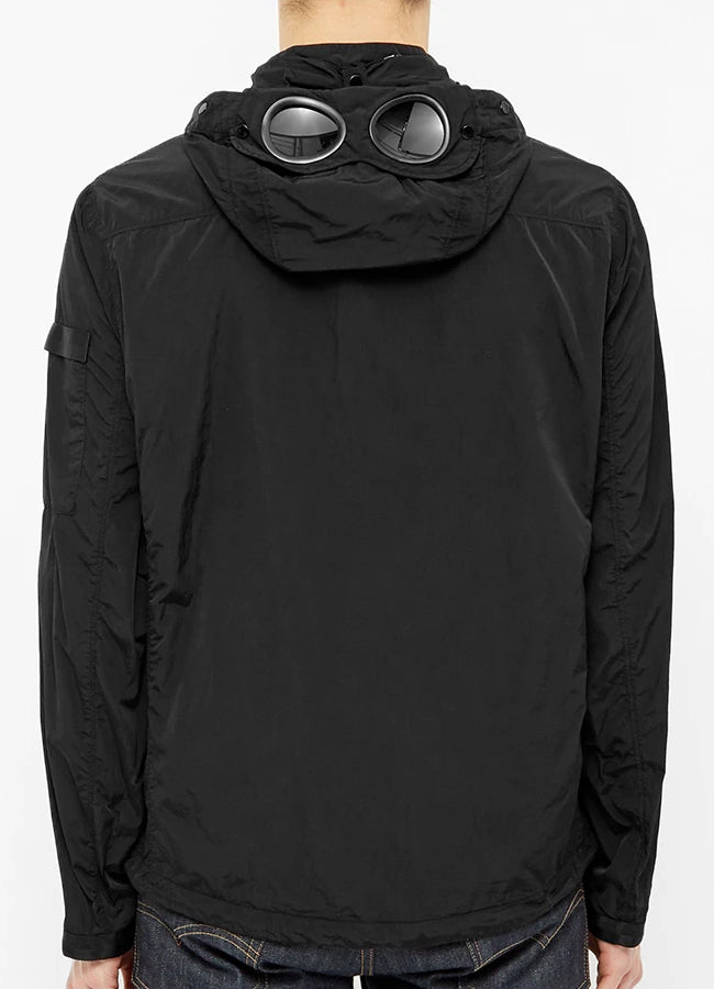 C.P. COMPANY HOODED GOGGLE ZIP OVERSHIRT 12CMOS103A005904G