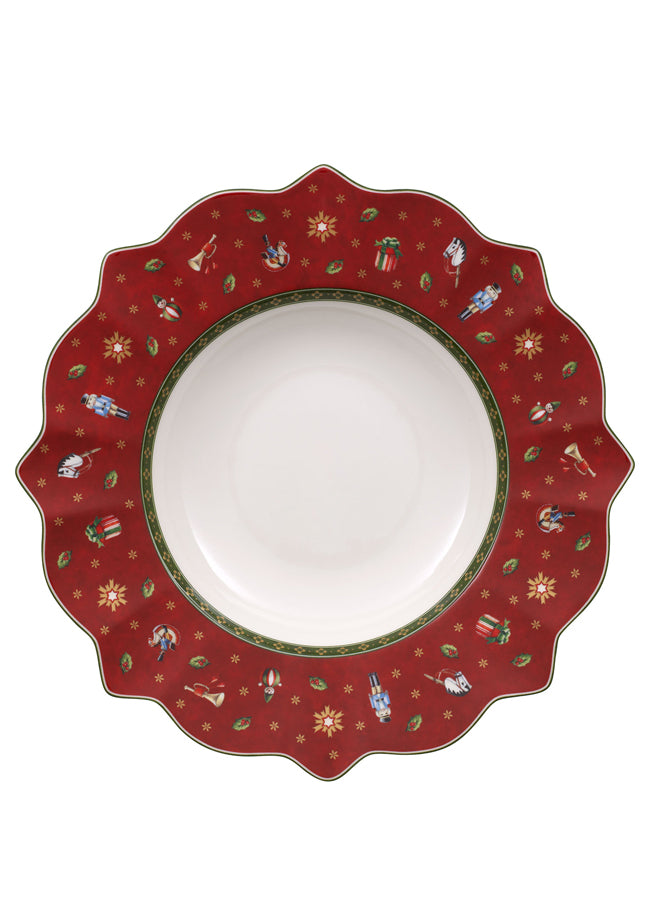 Toy'S Delight Deep Plate Red