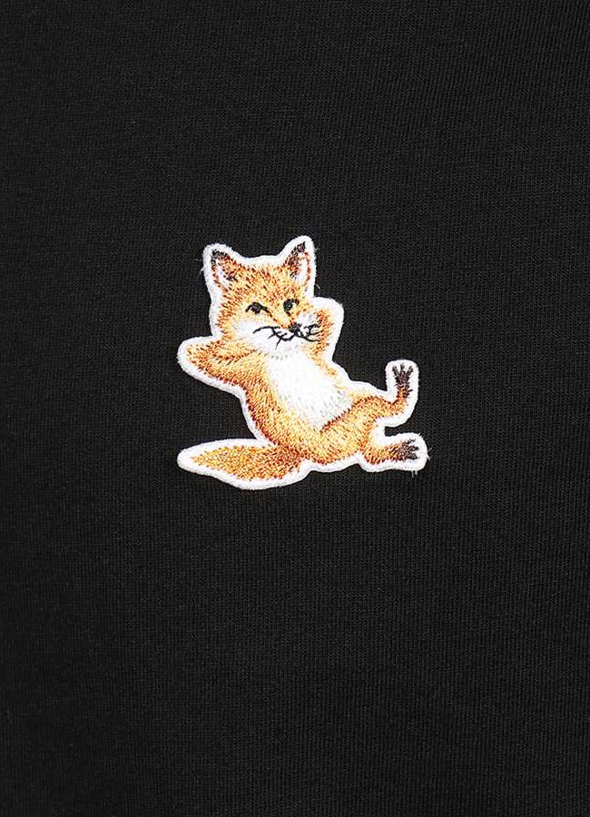 Chillax Fox Patch Classic Tee-Shirt