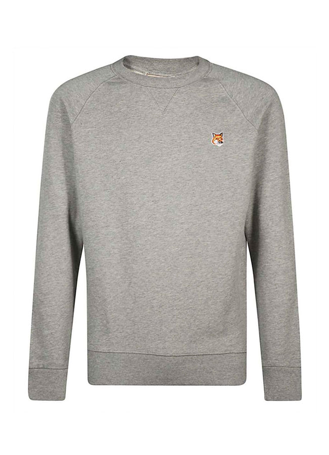 Maison Kitsune Fox Head Patch Classic Sweatshirt – men's designer sweatshirts
