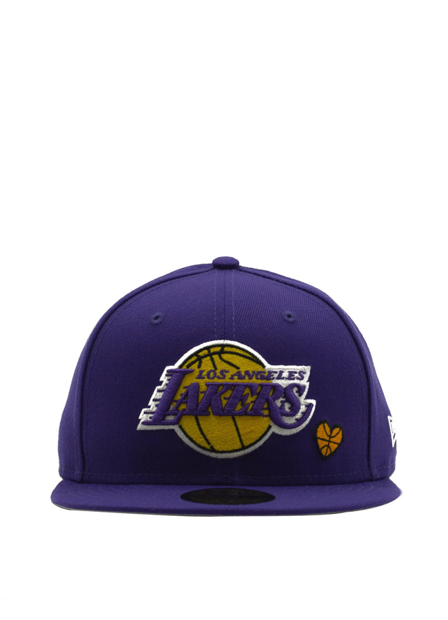 New Era Team Heart Los Angeles Lakers Fitted Hat – men's headwear (view 2)