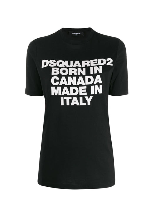 Women's Born In Canada Made In Italy T-Shirt S75GD0023