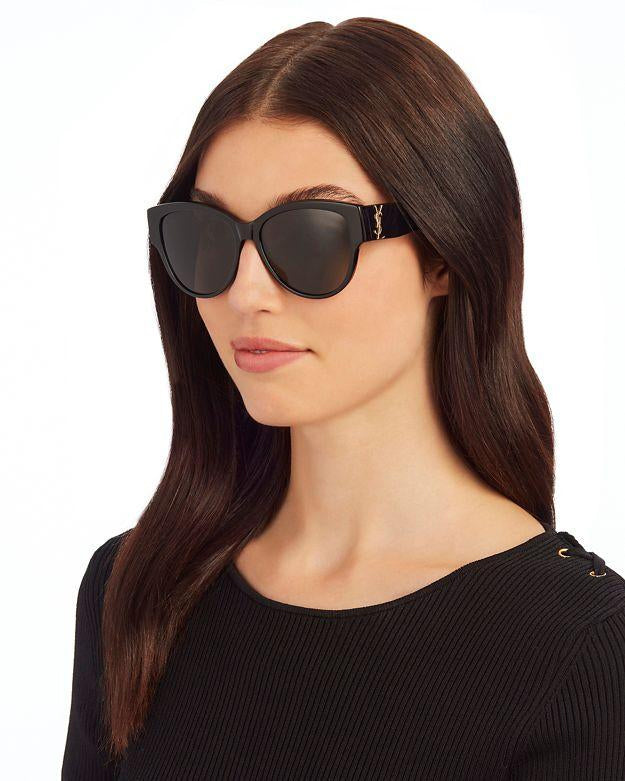 Saint Laurent SL M3 002 Black Sunglasses