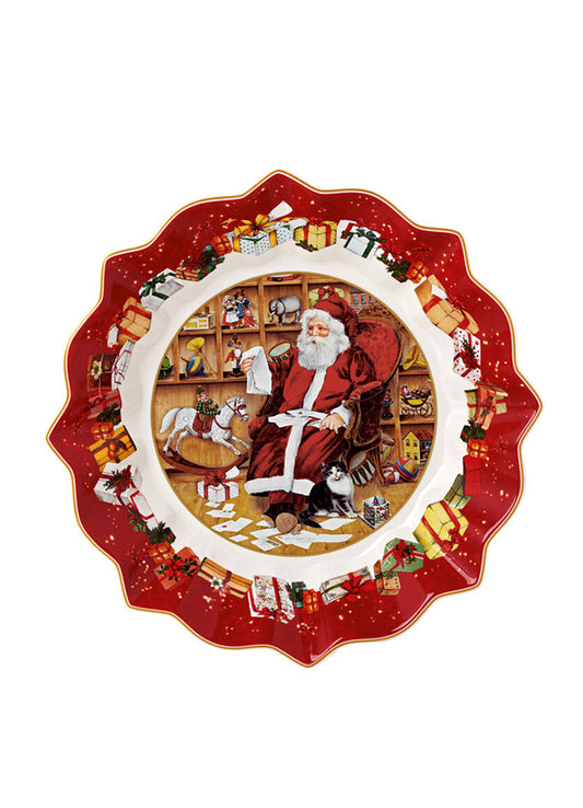 Toy'S Fantasy  Bowl Lg, Santa Wish Lists 14-8332-3635