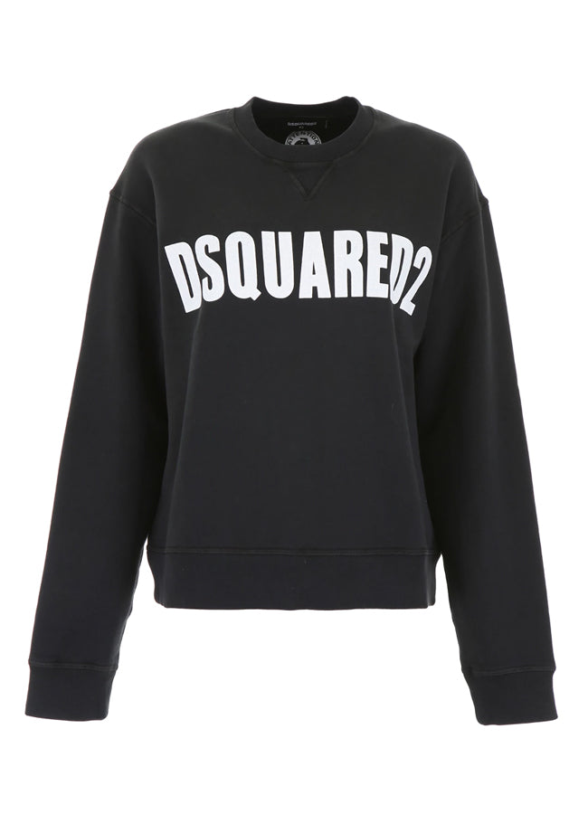 DSQUARED2 Fade Fluo Dyed Crewneck Sweatshirt – women's designer sweatshirts