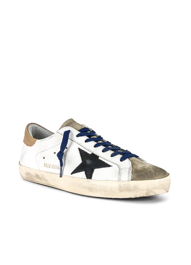 GOLDEN GOOSE DELUXE BRAND Super-Star Leather Upper Suede Toe And Tejus ...