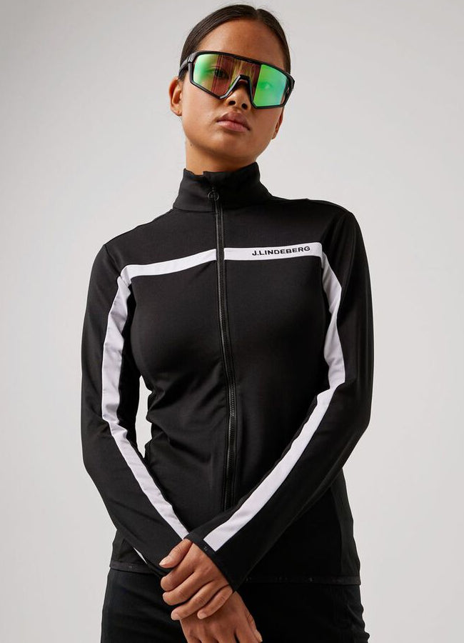 J.Lindeberg Janice Mid-Layer Zip-Up – women's designer clothing (view 2)