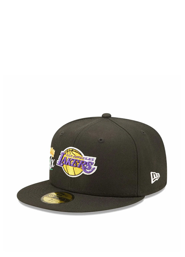 New Era Crown Champs 5950 Los Angeles Lakers Fitted Hat – men's headwear (view 2)