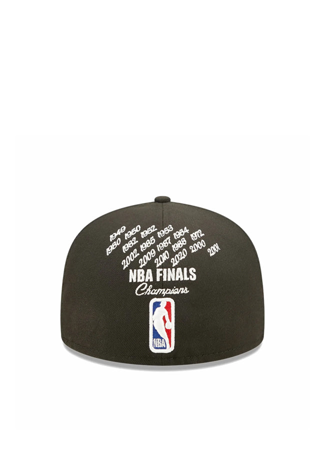 Men's Los Angeles Lakers New Era Black 17x NBA Finals Champions Crown  59FIFTY Fitted Hat