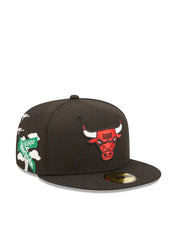 New Era Cloud Icon 5950 Chicago Bulls Fitted Hat – men's headwear