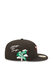 New Era Cloud Icon 5950 Chicago Bulls Fitted Hat – men's headwear (view 4)