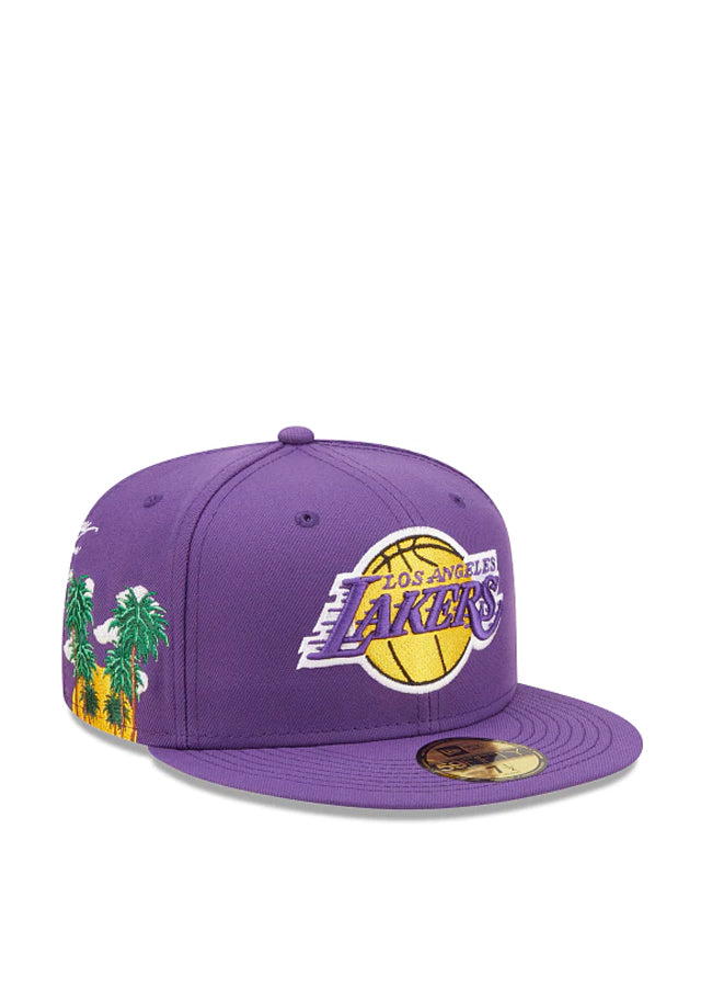 New Era Cloud Icon 5950 Los Angeles Lakers Fitted Hat – men's headwear