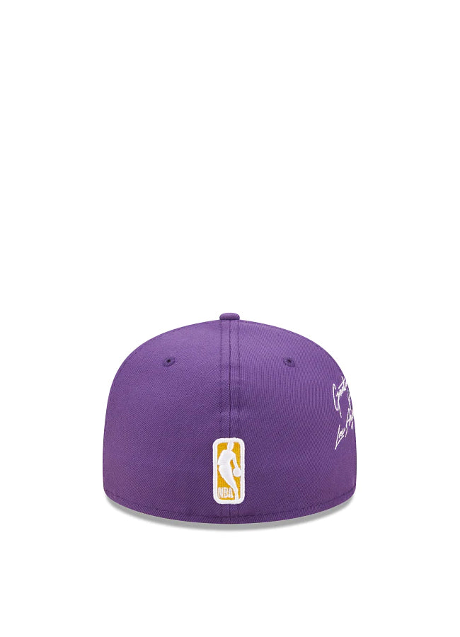 New Era Cloud Icon 5950 Los Angeles Lakers Fitted Hat – men's headwear (view 5)