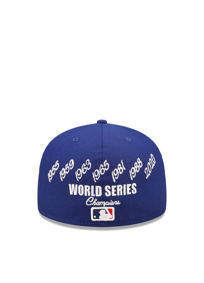 New Era Crown Champs 5950 11092 Los Angeles Dodgers Fitted Hat – men's headwear (view 3)