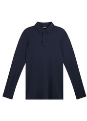 J. Lindeberg Perry Long Sleeve Reg Fit Polo – men's designer apparel