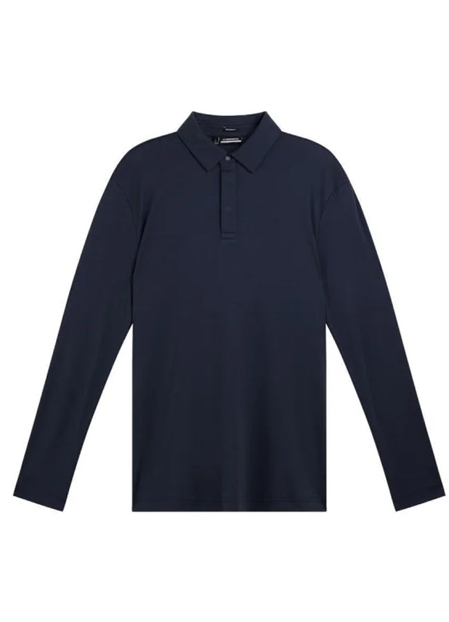 J. Lindeberg Perry Long Sleeve Reg Fit Polo – men's designer apparel