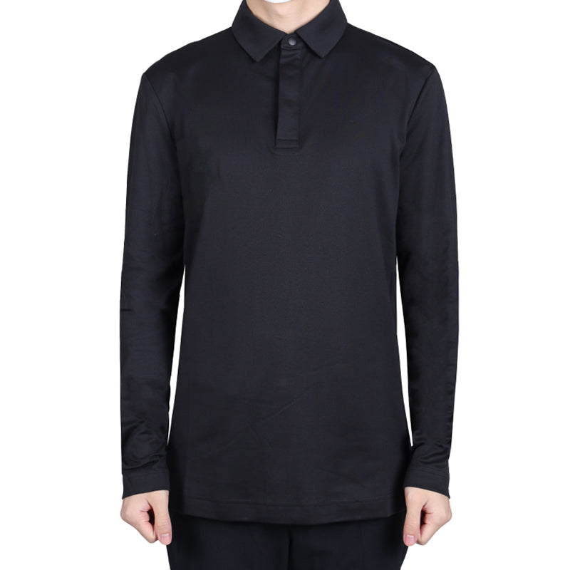 J. Lindeberg Perry Long Sleeve Reg Fit Polo – men's designer apparel (view 2)