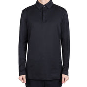 J. Lindeberg Perry Long Sleeve Reg Fit Polo – men's designer apparel (view 2)